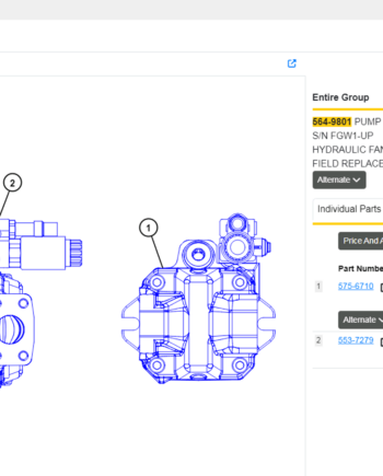Насос гидравлический 5649801